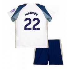 Tottenham Hotspur Brennan Johnson #22 Hjemmedraktsett Barn 2025-26 Kortermet (+ korte bukser)